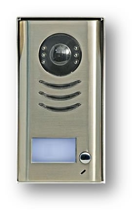 Video Türsprechanlage DT mit verstellbarer IR-Kamera, 2-Draht Bus